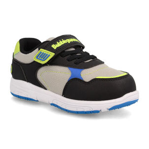Zapatilla Ni&ntilde;o Bubblegummers Soft Walker Negro - Gris